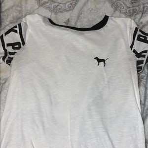 White VS shirt